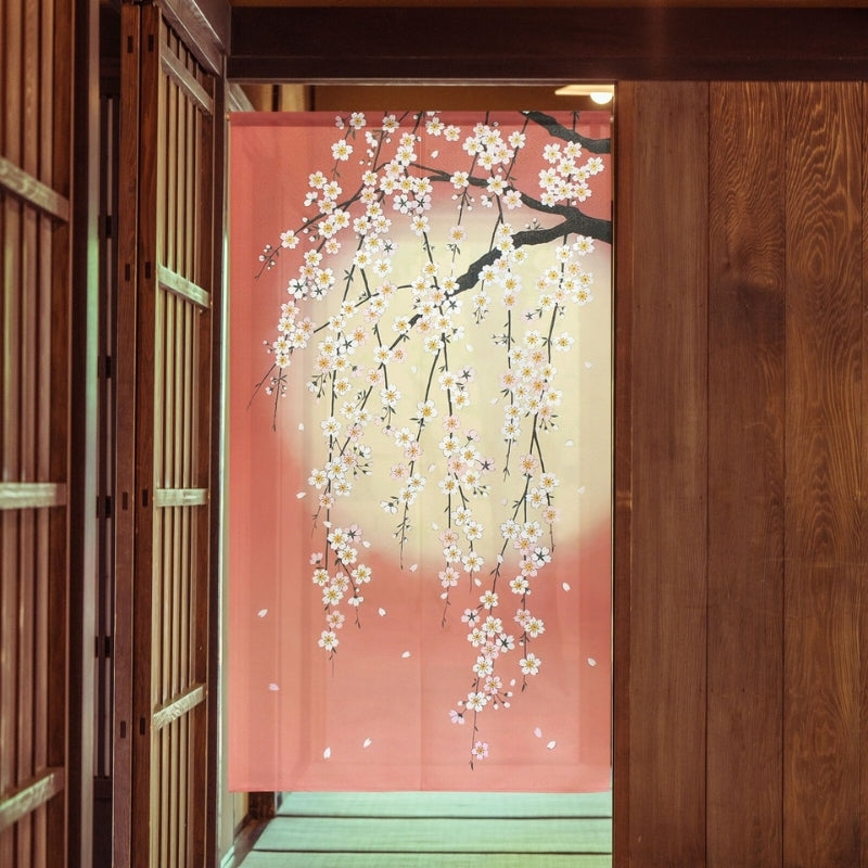 Japanese Noren Cherry Blossom