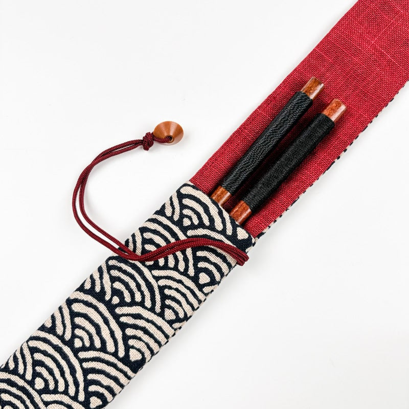 Seigaiha Fan Bag