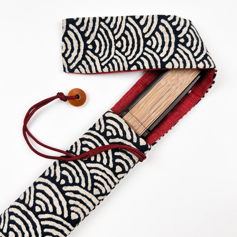 Seigaiha Fan Bag