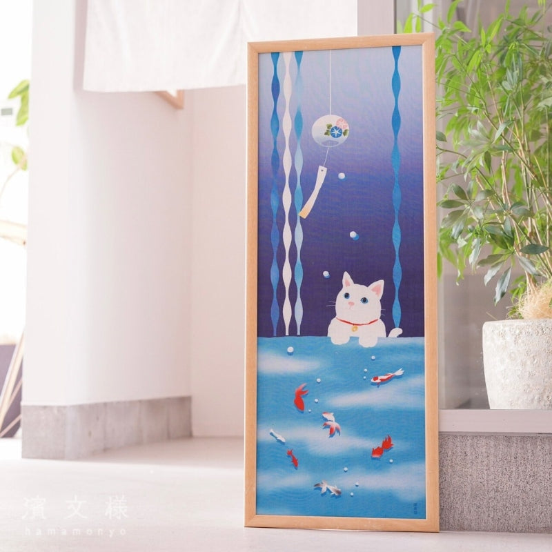 Tenugui Japanese Summer Cat