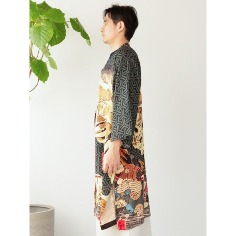 Veste Kimono Long Homme