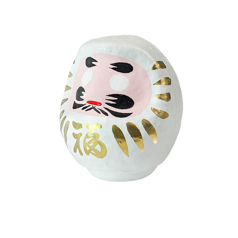 White Japanese Daruma Doll