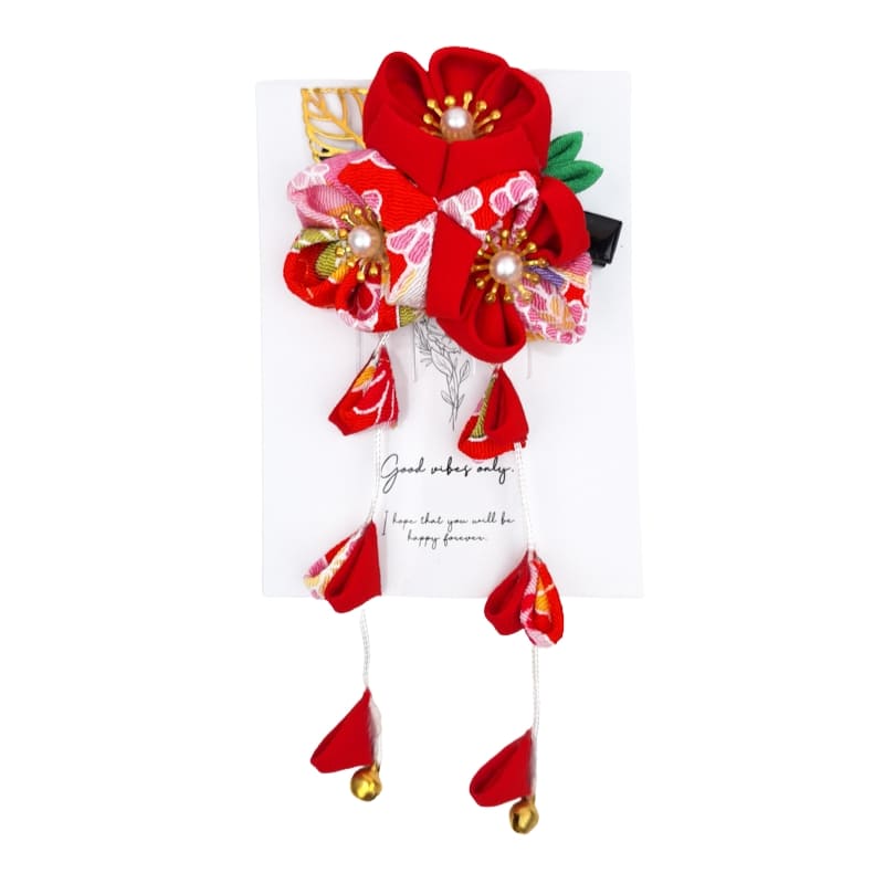 Kanzashi - Flower Hair Clip