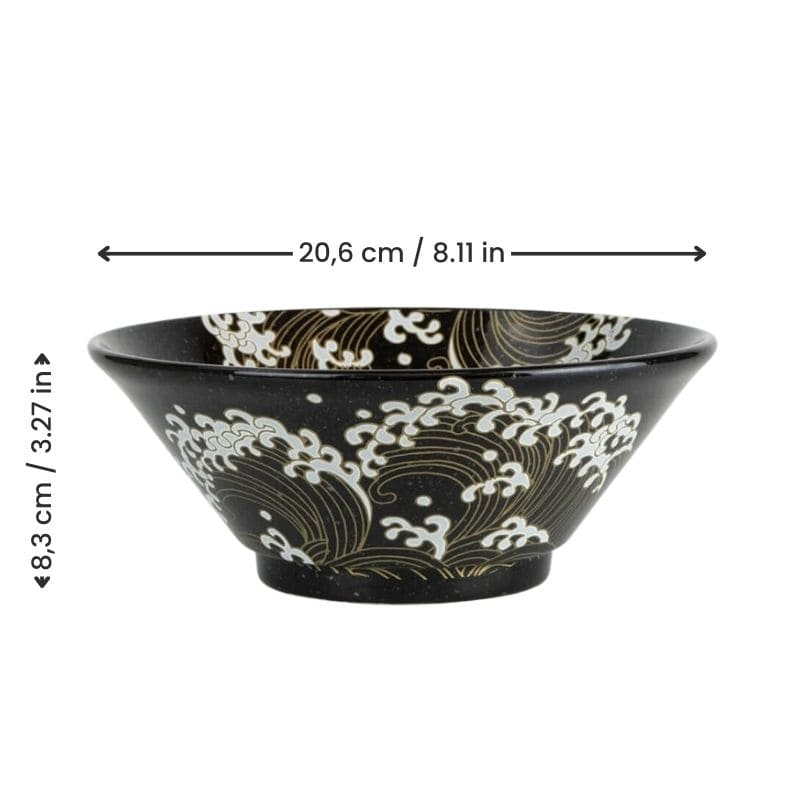 Japanese Ramen Bowl - Wave