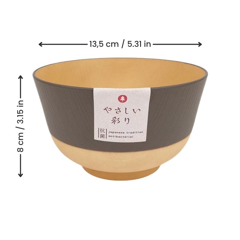 Japanese Rice Bowl - Hazelnut