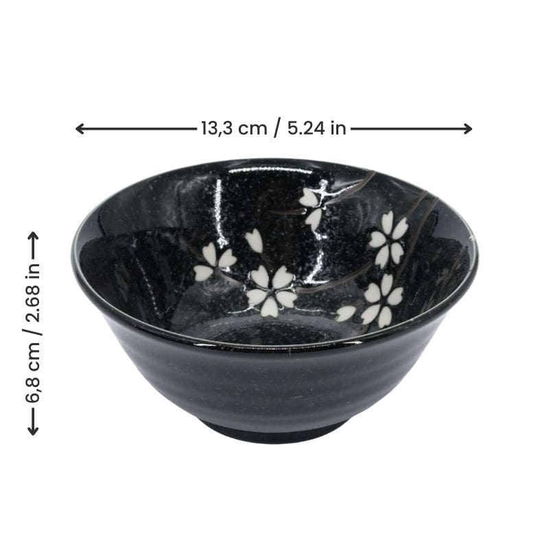 Set of 5 Japanese Bowls - Spring