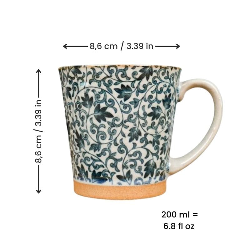Japanese Ceramic Mug - Blue