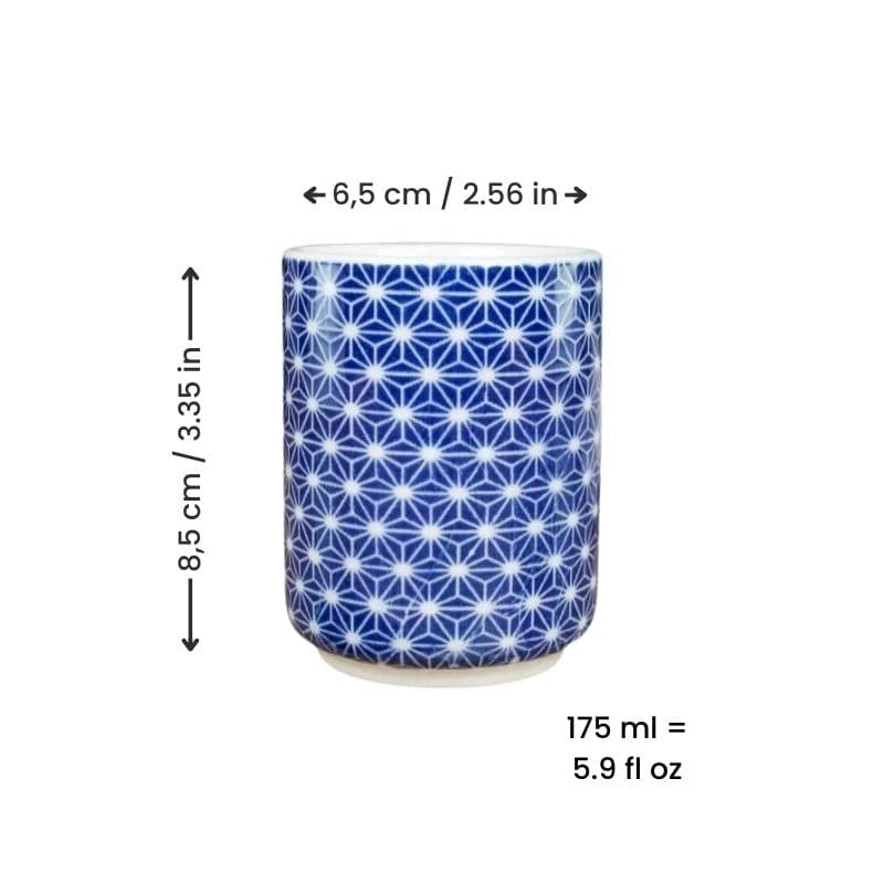 Japanese Tea Cup - Yunomi Asanoha