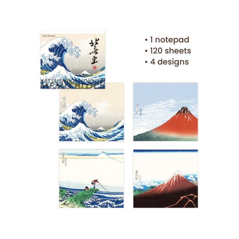 Japanese Memo Pad - Hokusai