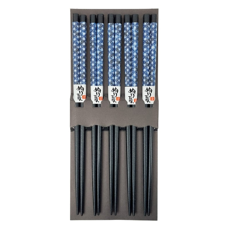 Japanese chopsticks Asanoha Blue