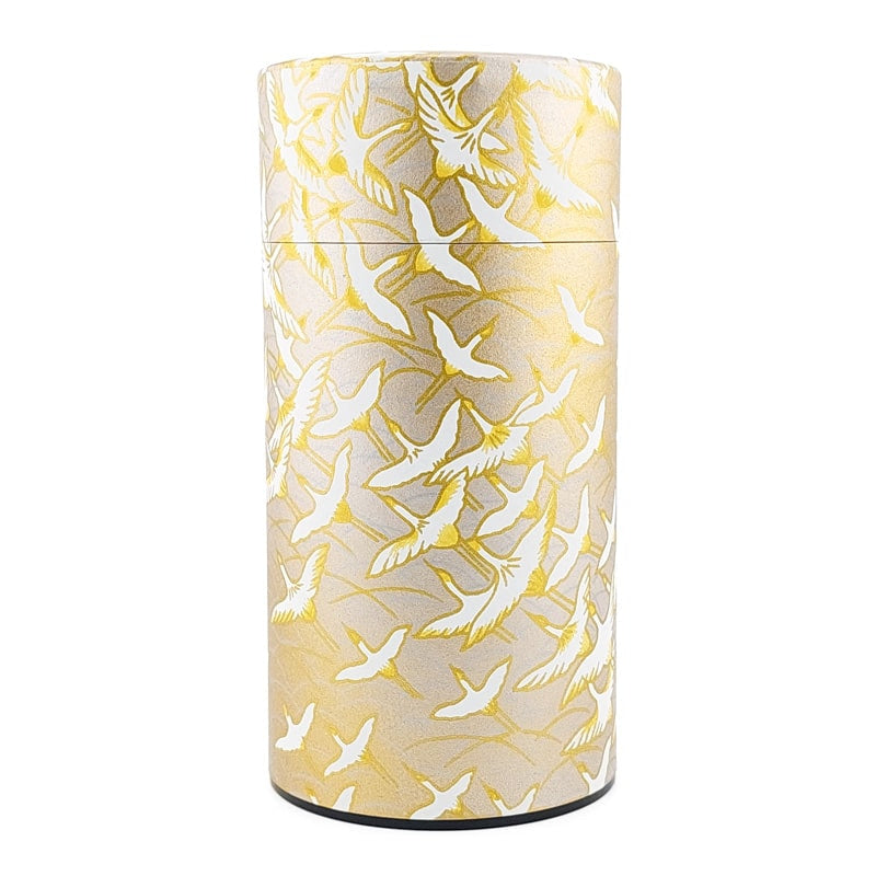 Washi Grue Gold Japanese Tea Box