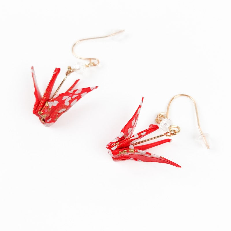 Aka Origami Earrings