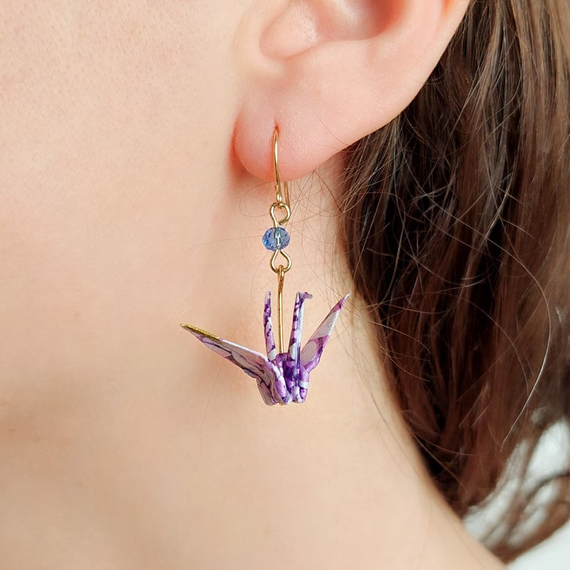 Murasaki Origami Earrings