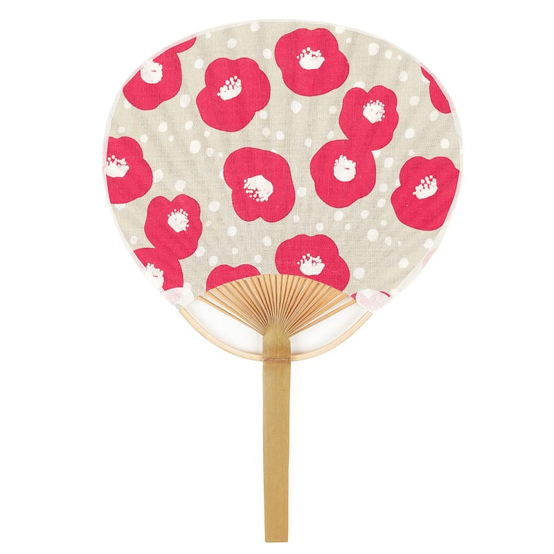 Uchiwa Camellia fan