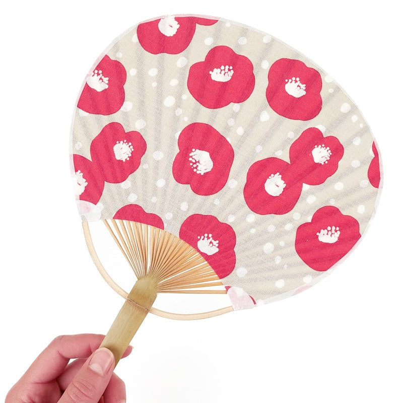 Uchiwa Camellia fan