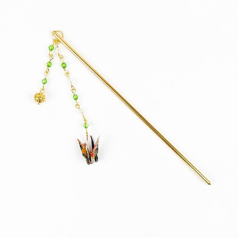 Kanzashi Japanese Origami Black