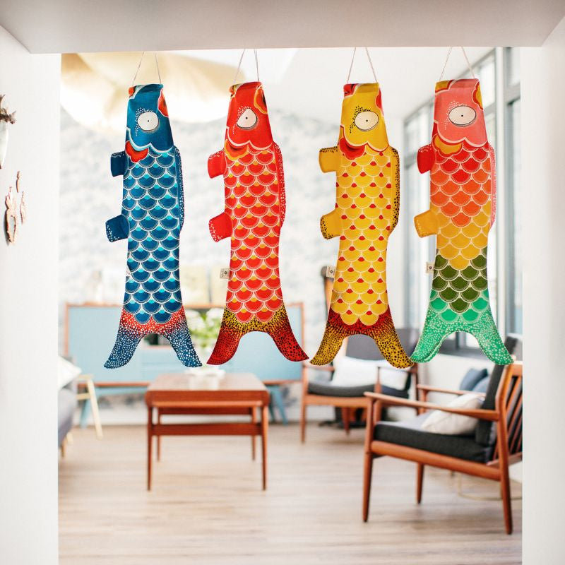 Koinobori Traditional Orange (S)
