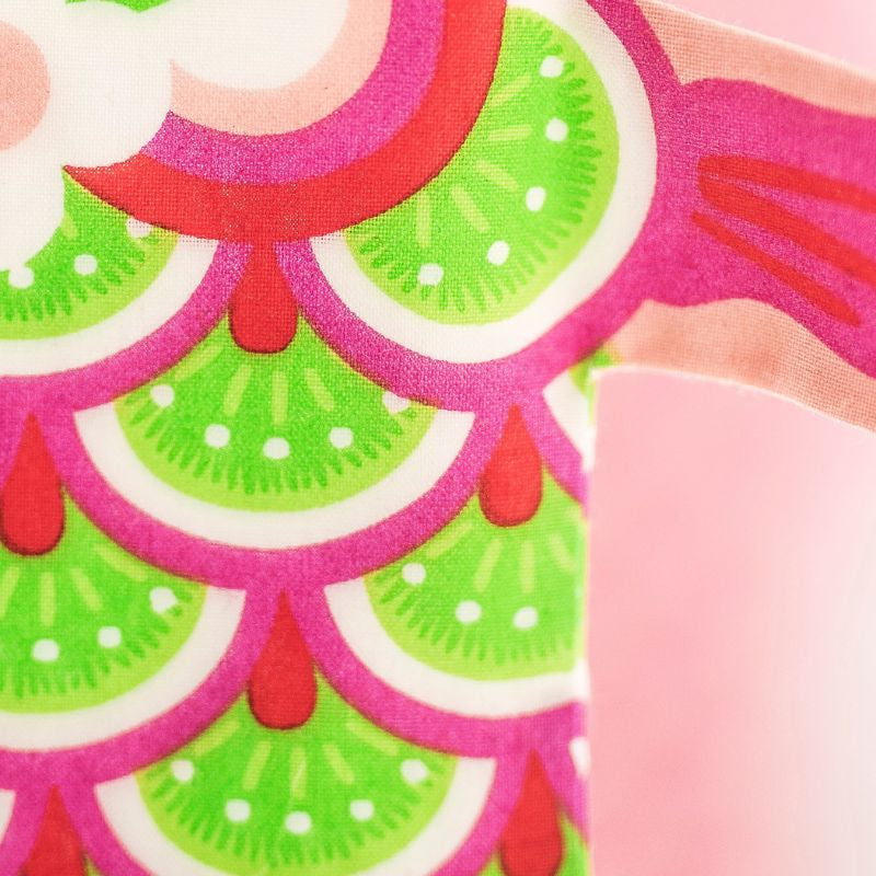 Koinobori Green &amp; Pink Mini