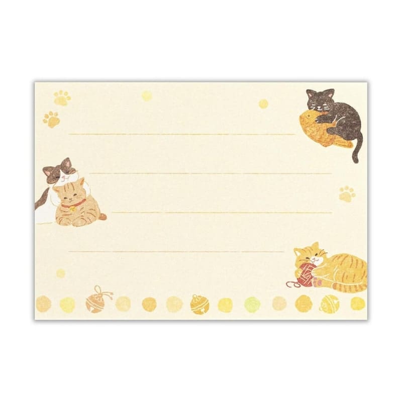Mini Letterhead & Cat Envelope