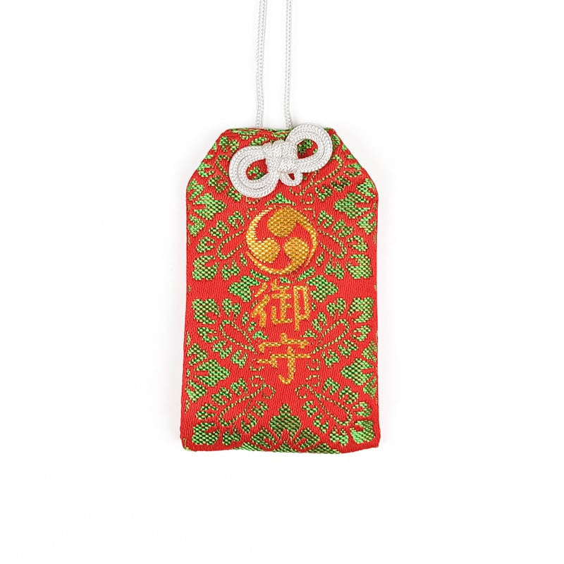 Omamori Japanese Tomoe Red