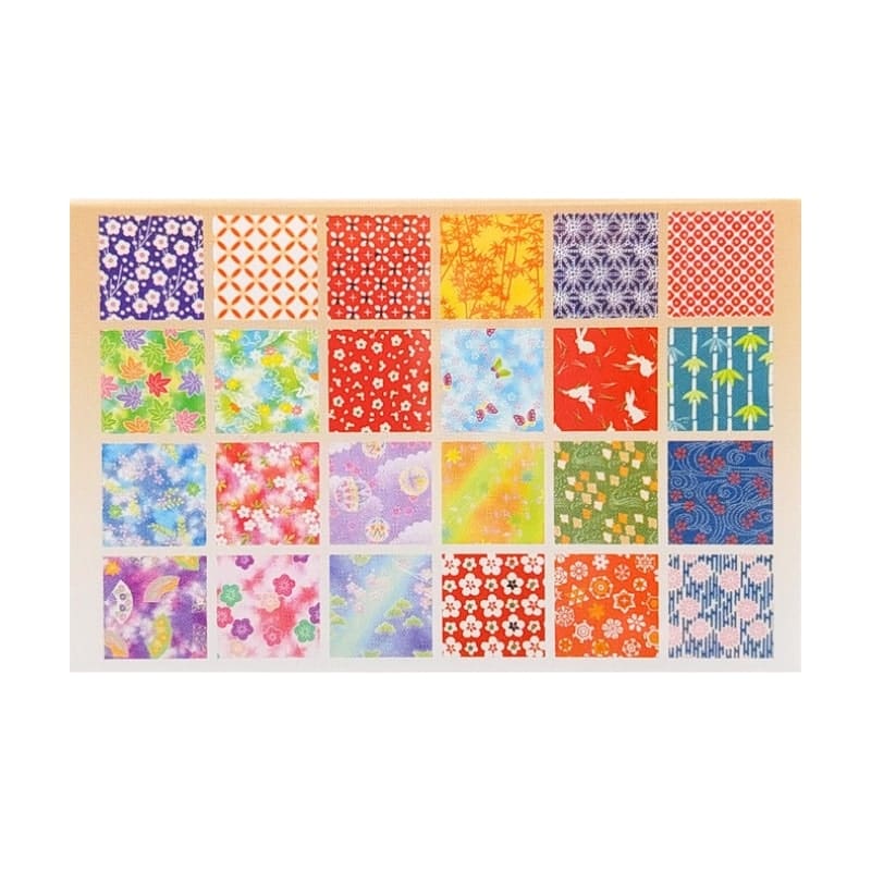 Papier Origami Japonais 30 Motifs 7,5x7,5 cm
