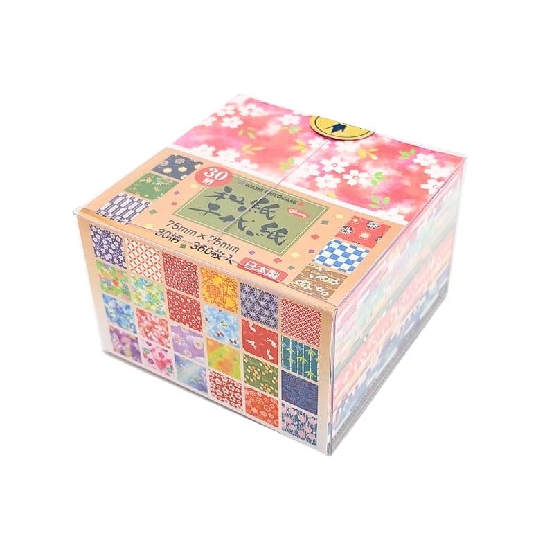 Papier Origami Japonais 30 Motifs 7,5x7,5 cm