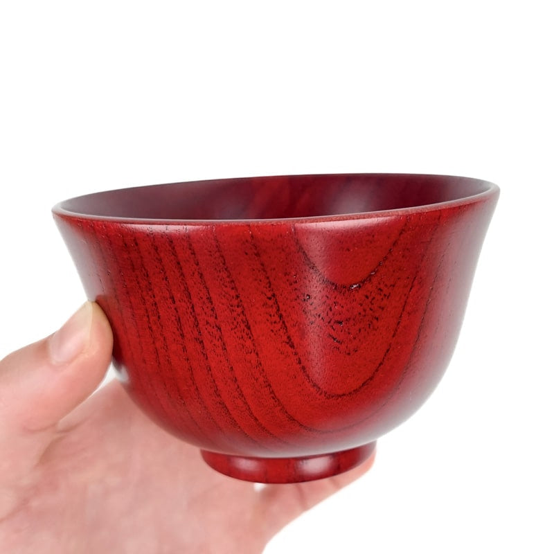 Small Japanese Wooden Soup Bowl