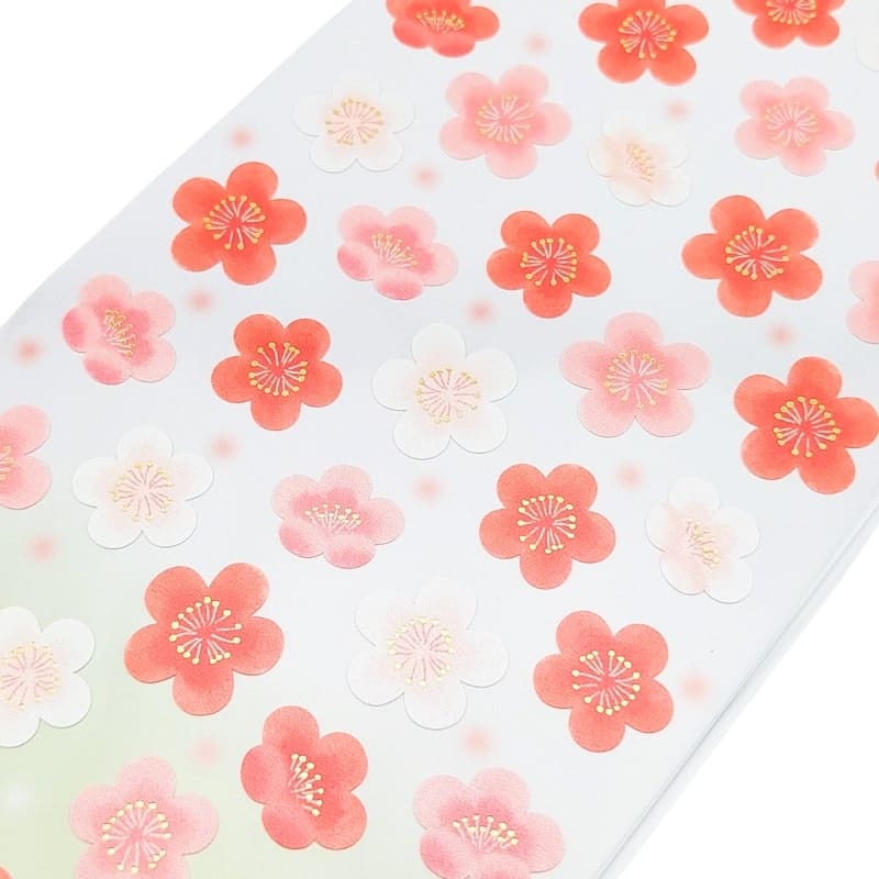Stickers Japonais Fleurs de Prunier