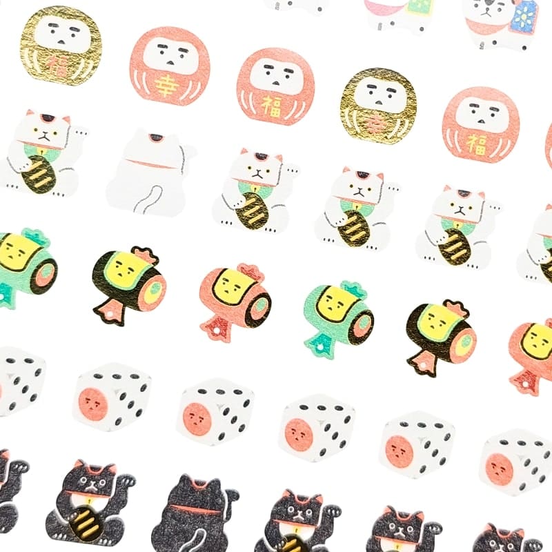 Stickers Japonais Mini Porte-Bonheurs