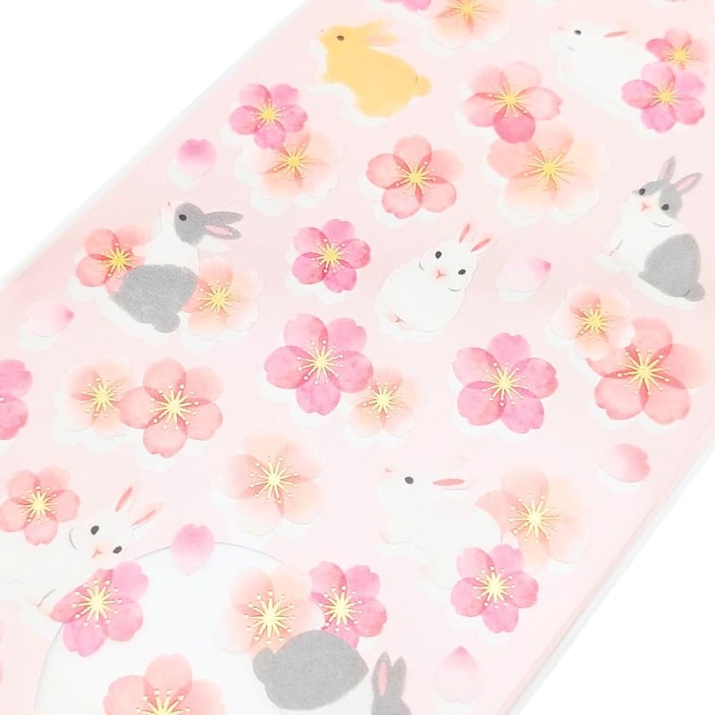 Stickers Japonais Sakura Usagi