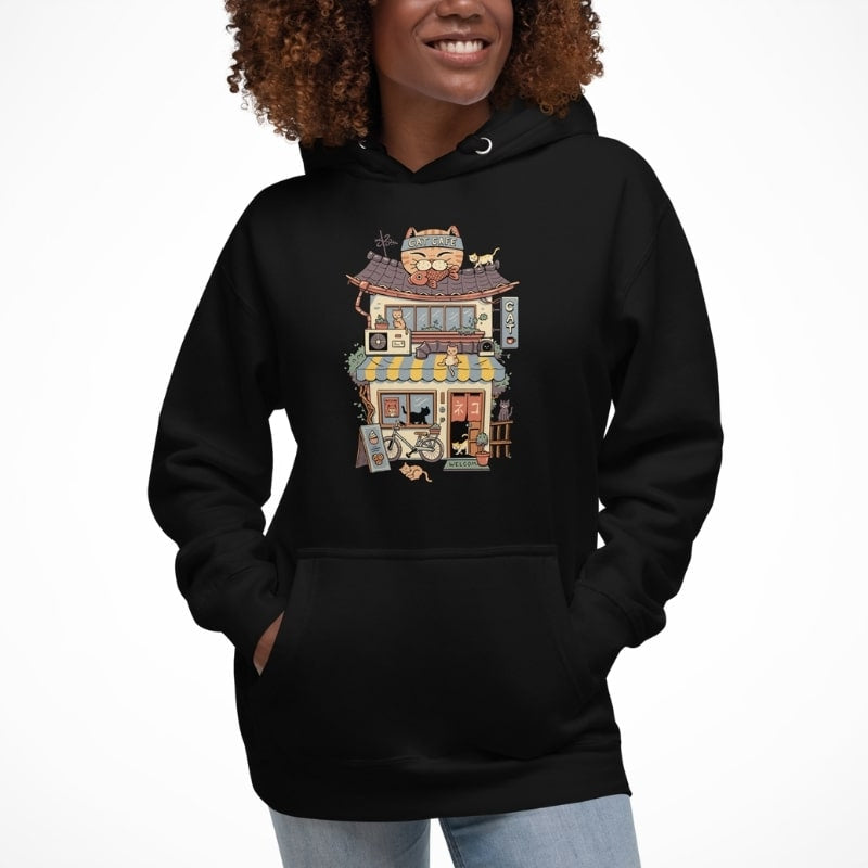 Japanese sweatshirt Neko Café