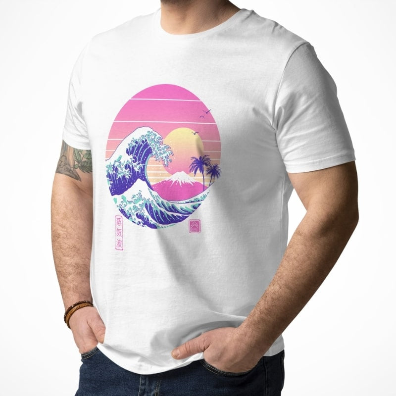 The Great VaporWave Japanese T-shirt