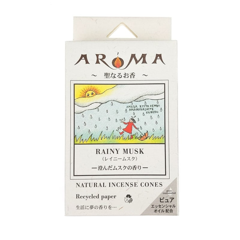 Rainy Musk Incense - Cone