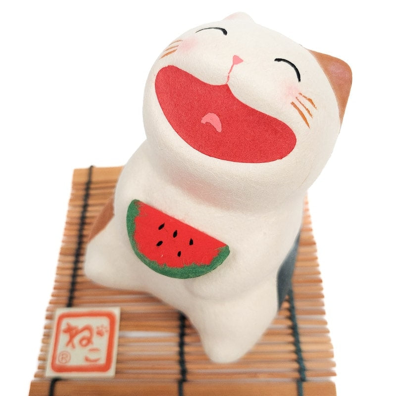 Smiling Cat Figurine
