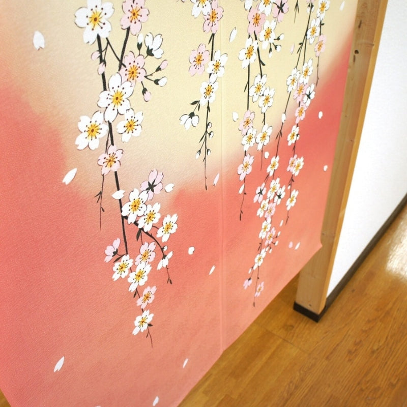 Japanese Noren Cherry Blossom