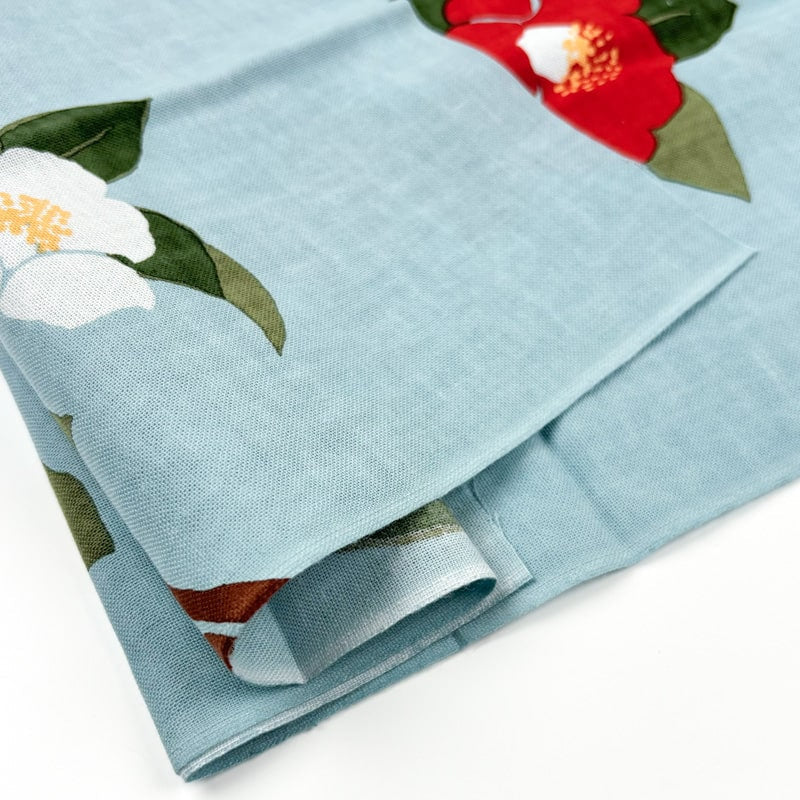 Japanese Tenugui Camellia